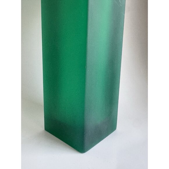 Martha Sturdy Resin Vase Rare Green Golden Bow - Picture 9 of 13